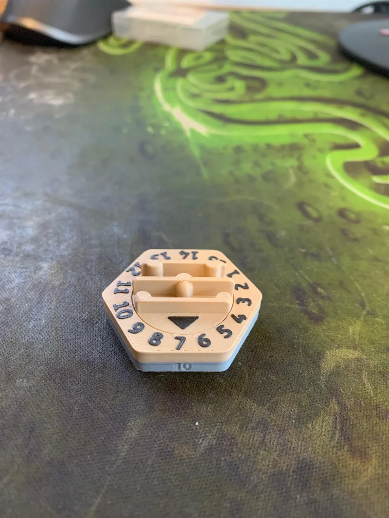 Gloomhaven Standee Base with Counter and magnets