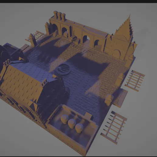 3D Printable Bloodborne: The Board Game Tiles