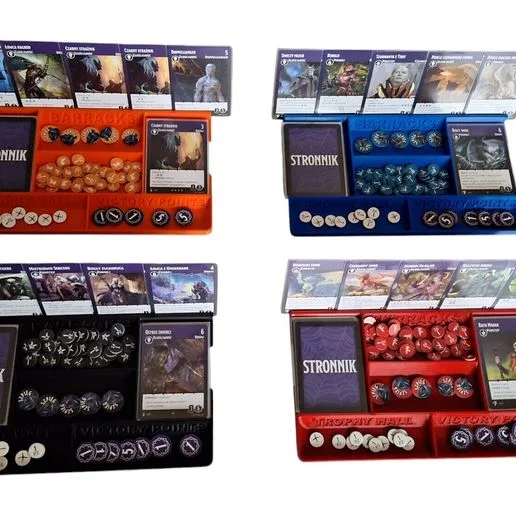 4 Player Board suitable for a board game Tyrants of the Underdark