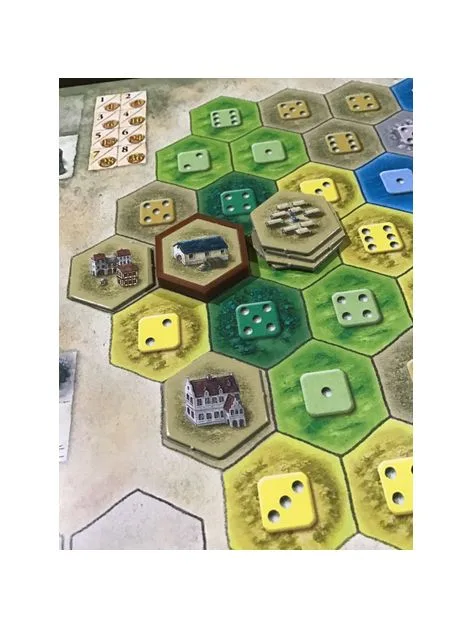 The Castles of Burgundy Board Game - Hex Token Capsules