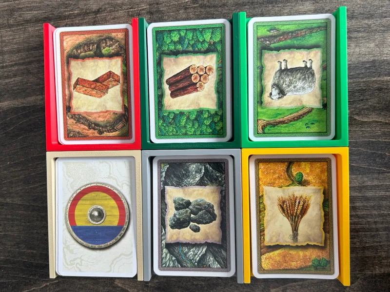 Catan Magnet Resource Trays