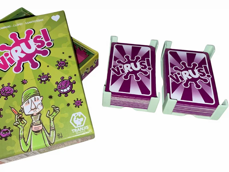 Virus card game holders