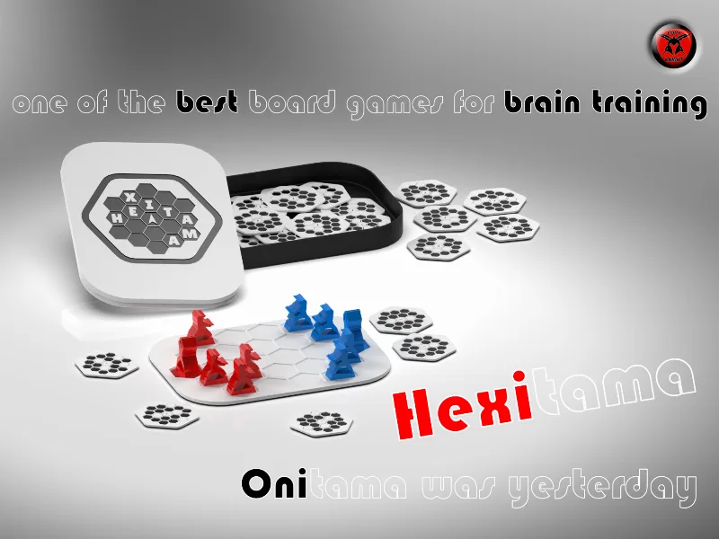 Hexitama (Onitama) Board and Strategy Brain Game