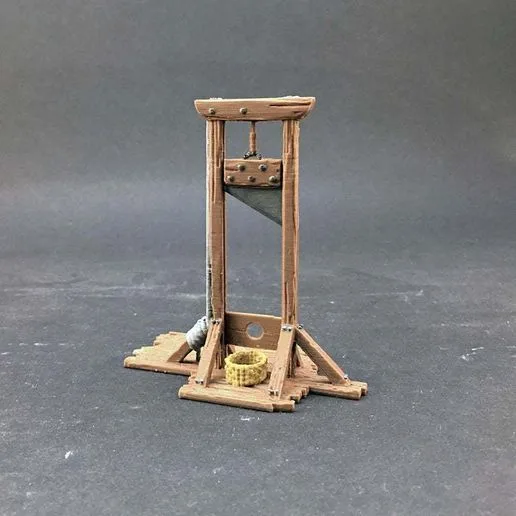 Guillotine for 28mm miniatures gaming