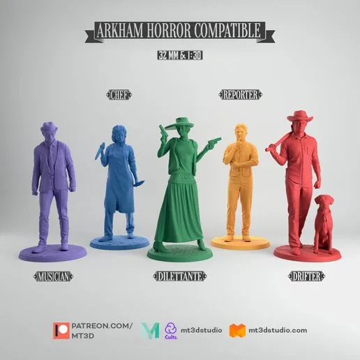 Investigator Pack 02 - Arkham Horror compatible