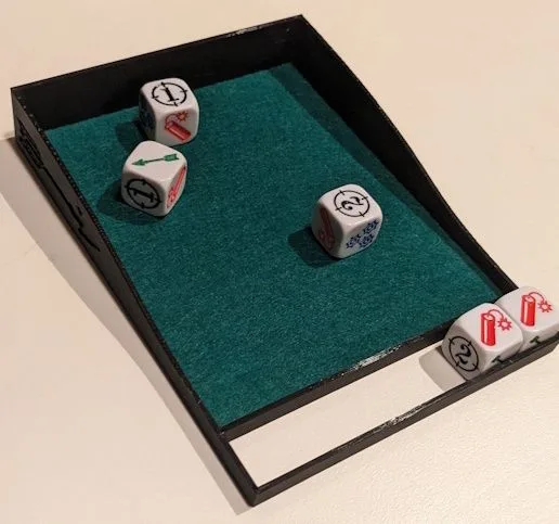 Bang! The Dice Game Insert and Dice Tray