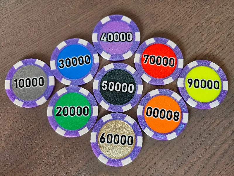 Las Vegas board game poker chips (efficient ed.)