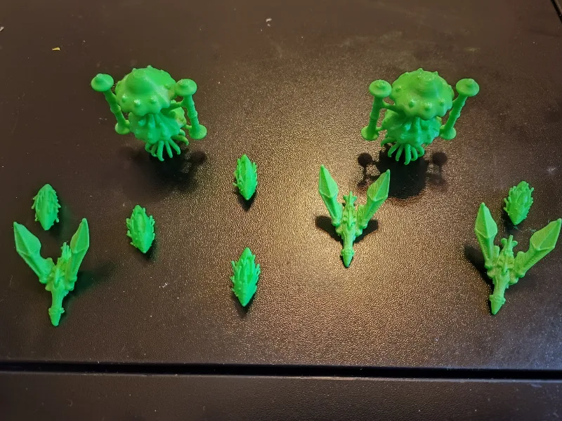 Last Light Spaceships - Neon-Green theme
