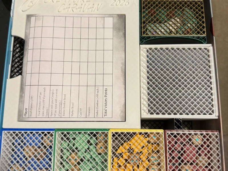 Creature Caravan retail insert +sleeve +low PLA
