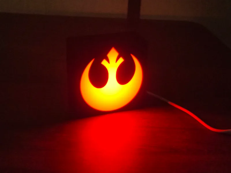 Star Wars Rebellion/Resistance logo mini lightbox