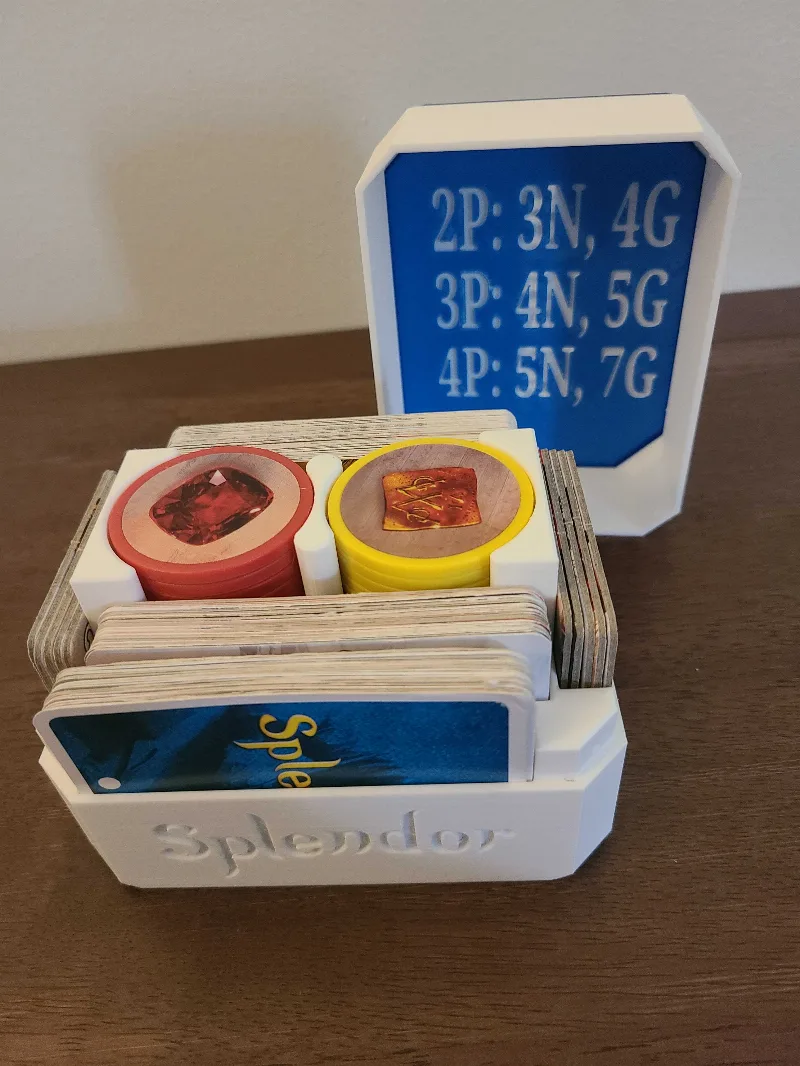 Splendor Box with instruction reminder