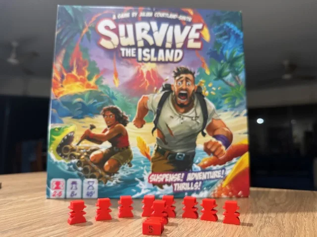 Survive the Island Meeples
