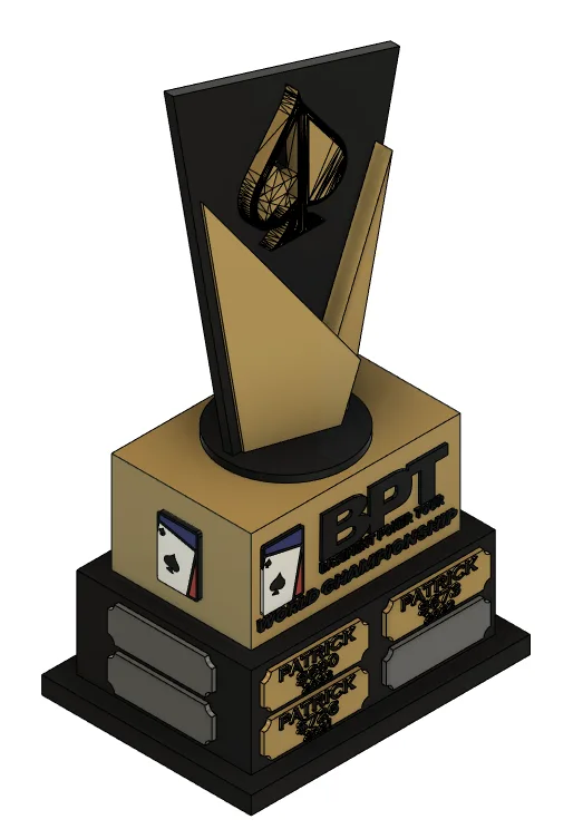 Basement Poker Tour Trophy