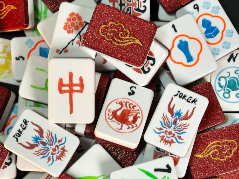 Chinese Opera & Porcelain Mahjong