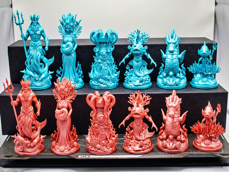Ocean Kingdom Chess Set – Underwater Fantasy Piece