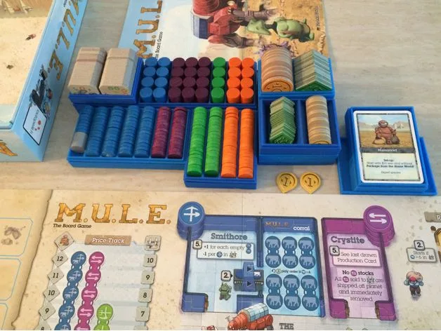 M.U.L.E. Boardgame Boxes