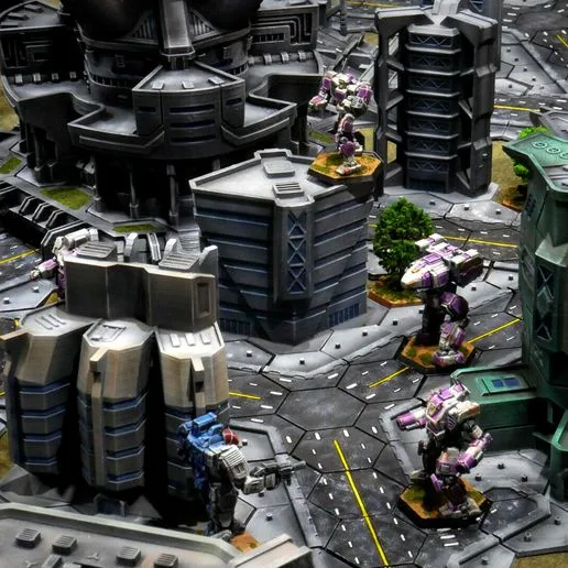 HEXTECH - City Streets (Battletech Compatible Terrain)