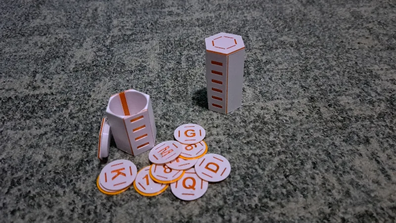 | Catan | Number Chits Container - base game