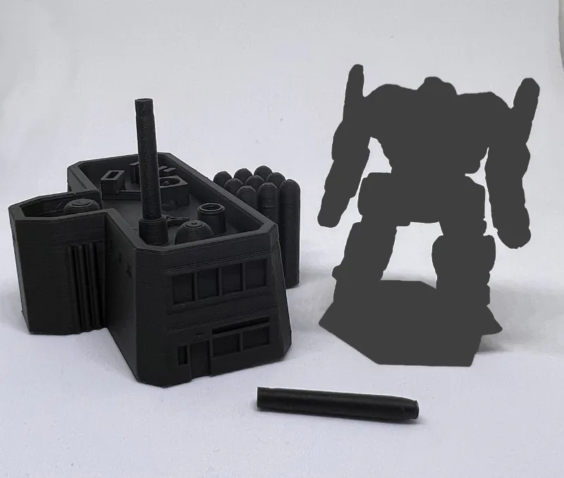 6mm scale Industrial Building - Bulk Factory - BattleTech Compatible
