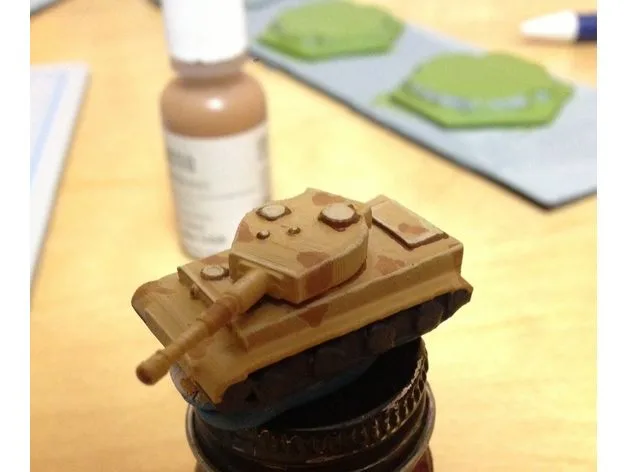Tiger 1 Tank Sized for Memoir '44