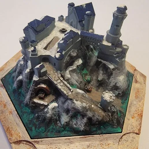 Castle Ore tile for Settlers of Catan