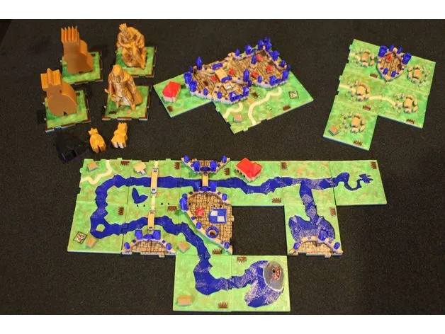 RifRaf 3D Carcassonne Expansion 6: Count, King & Robber