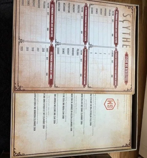 Scythe Game Box
