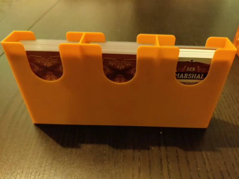 Fliptown card insert for sleeved cards