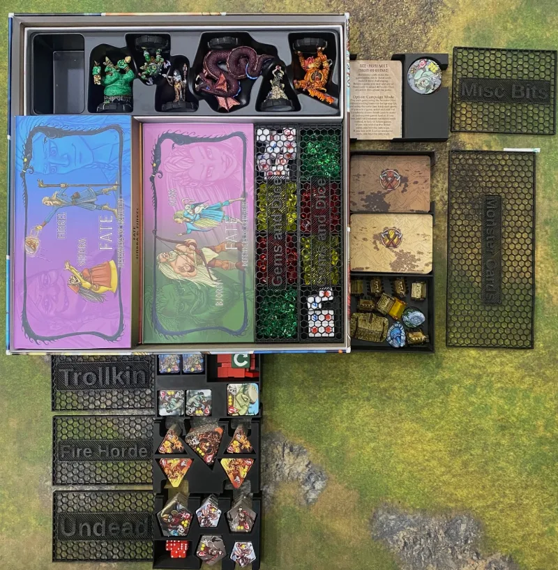 Fate: Defenders of Grimheim Organizer w/solid lids