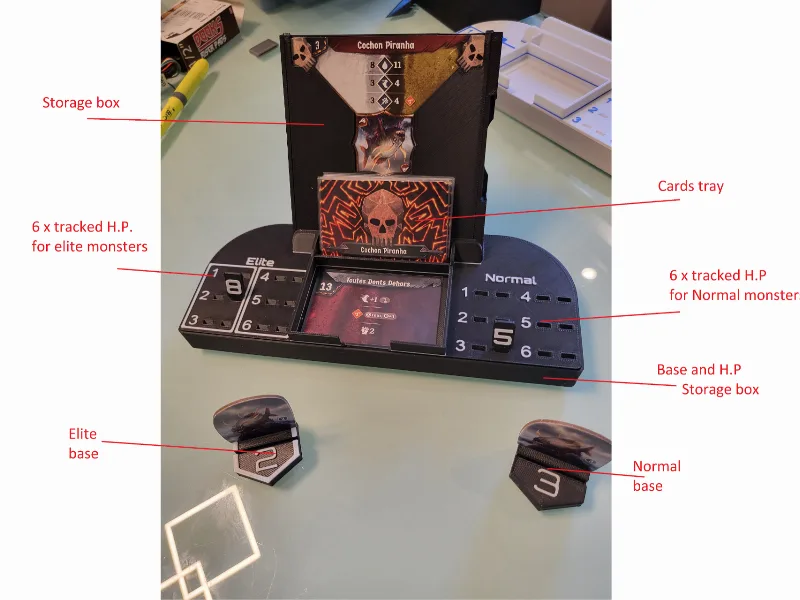 Ultimate monster tray for Gloomhaven/Frosthaven.