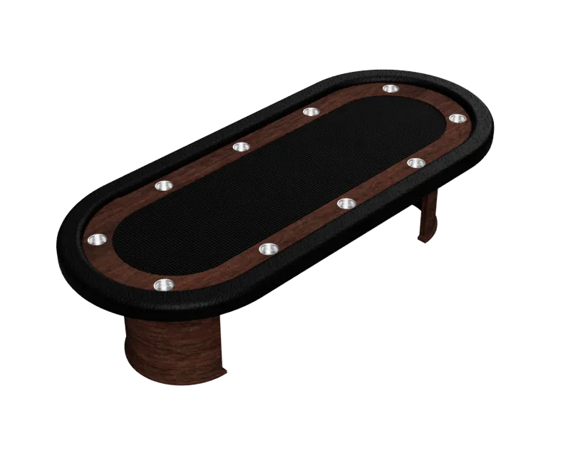 Oval Poker Table