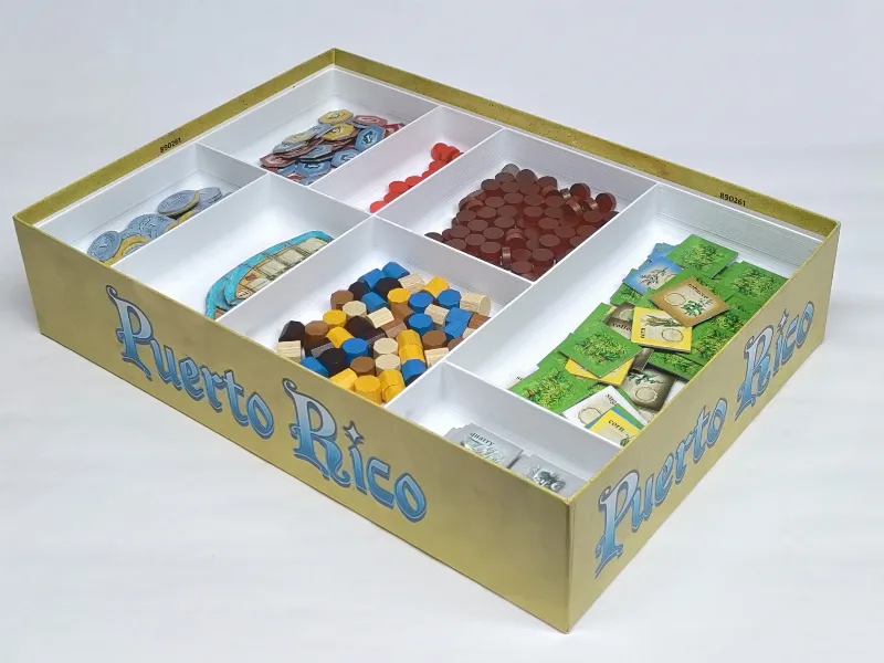 Puerto Rico board game insert and organizer