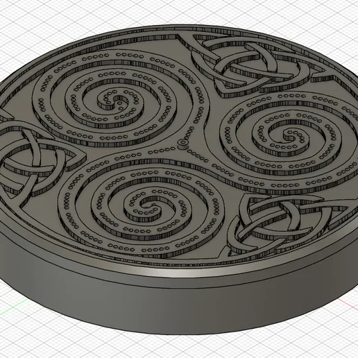 Triskelion Cribbage Board