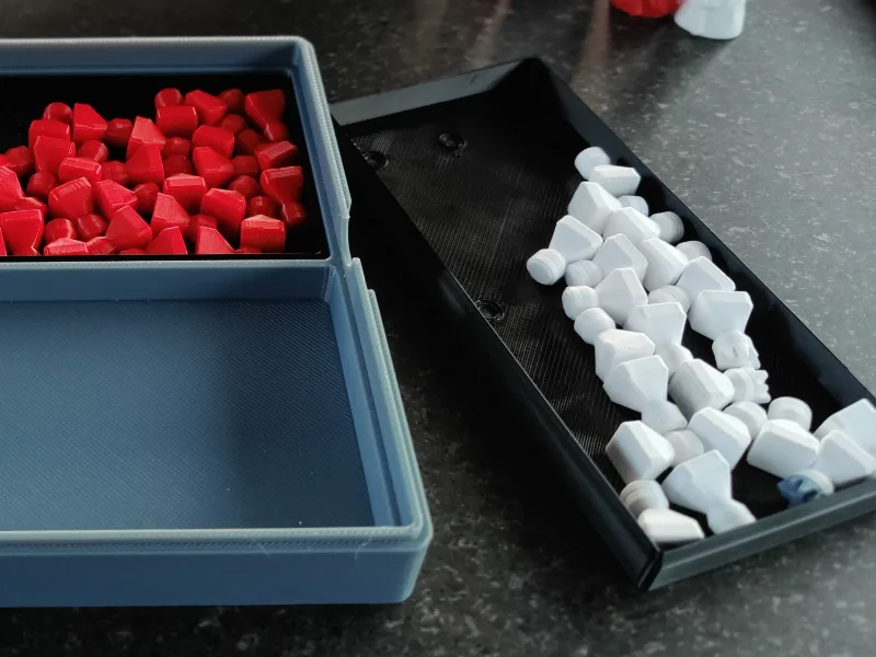 Removable Tray for Hnefatafl Travel Game (SPIRAL)