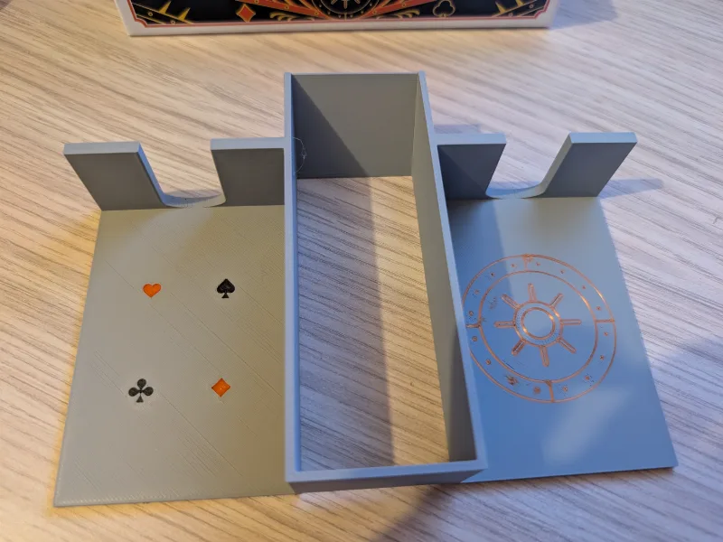 "The Gang" board game organizer