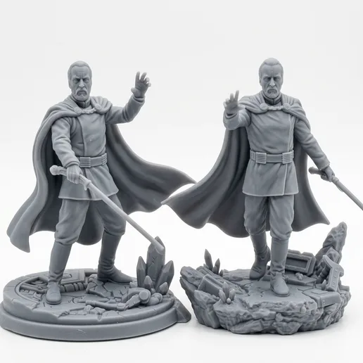 Count Dooku Dual Pose - 32mm Star Wars Legion Scale