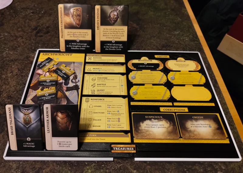 Return to Dark Tower Playerboard Organizer Insert