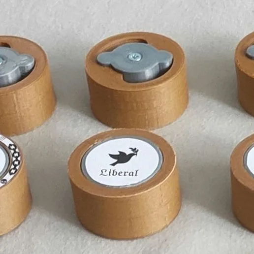 Secret Hitler Board Game - Identity Pucks