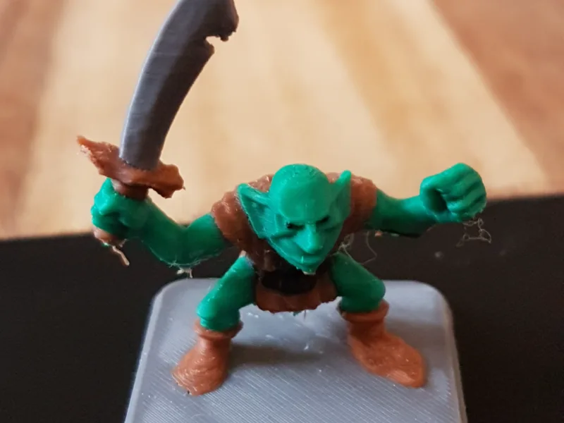 HeroQuest Miniature Goblin Colored for AMS