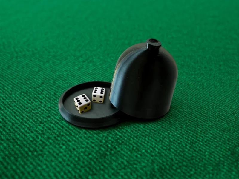 Dice cup (container for playing dice)