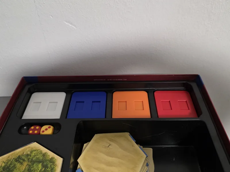 Catan Insert boxes with lid for game pieces