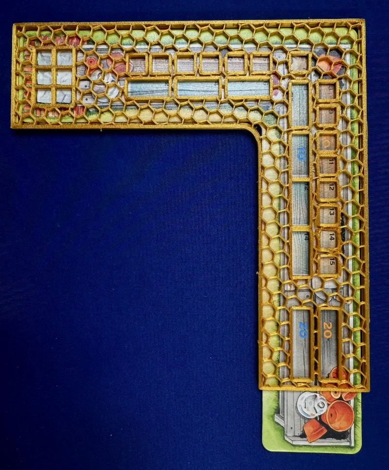 Cottage Garden scoring track overlay
