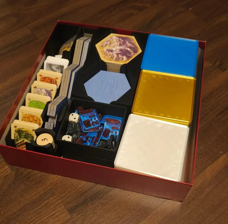 Insert for Catan (Lautapelit) Base game, seafarers expansion and 5-6 player expansions