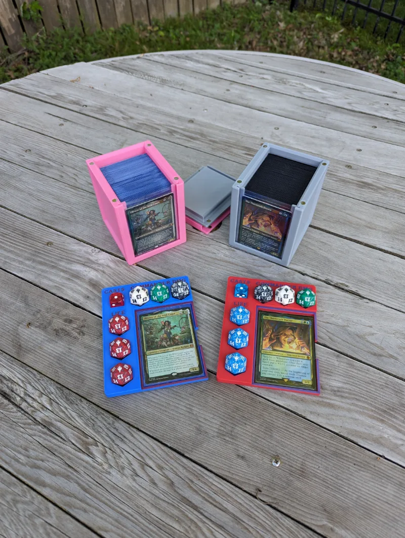 Multi Color EDH Command Center Magic The Gathering