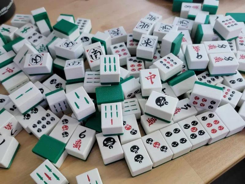 Final Fantasy XIV Riichi Mahjong Tile Set