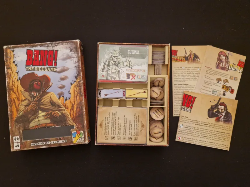 Bang The Dice Game (+ expansions) Insert/Organizer
