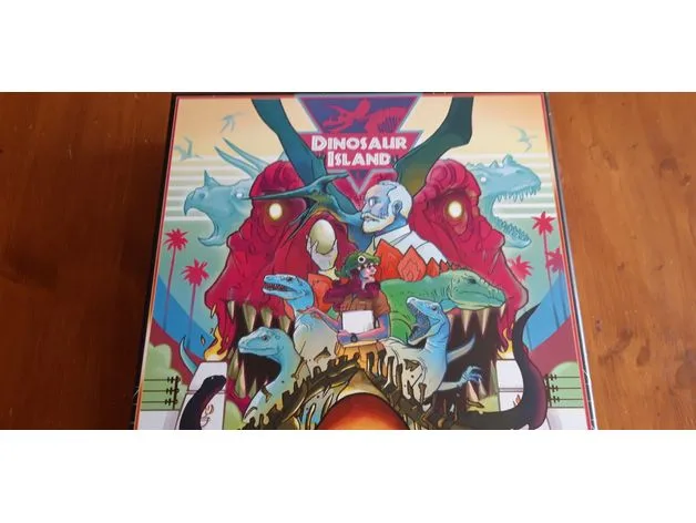 Dinosaur Island Box Insert