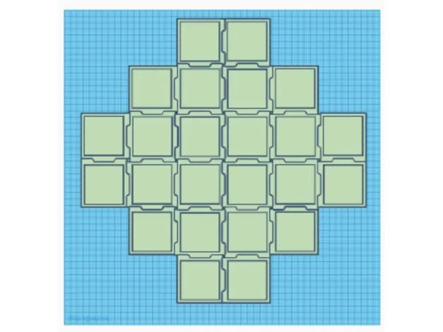 Forbidden Island Game Board Simple