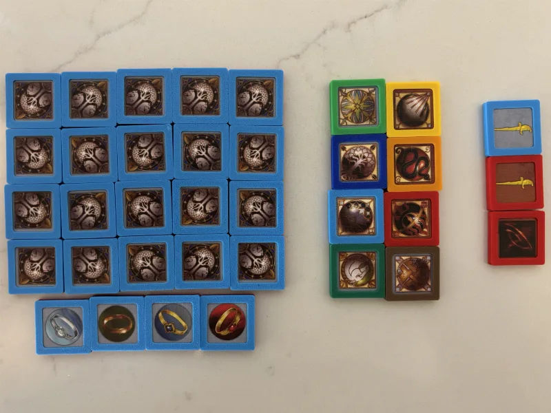 War of the Ring Board Game Counter/Token Cases