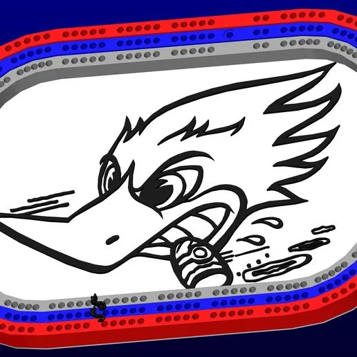 road runner cribbage board